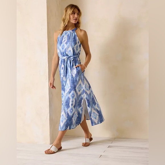 The James Dress - Coastal Ikat main image 1